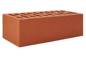 Красный утолщенный облицовочный кирпич М-150